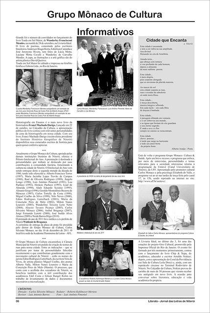 LITERATO 07 - PÁGINA 06 - GRUPO MÔNACO DE CULTURA