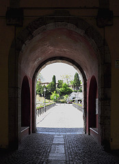 ein Tor der Festungmauer