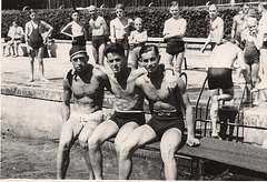 3 strapping swimmers 1930'  #2