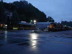 Wet train / Train sous la pluie - 13 juillet 2010
