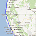 Pacific Beach to Huntington Beach - 1,332 miles
