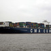 Containerschiff   CMA  CGM    LIBRA