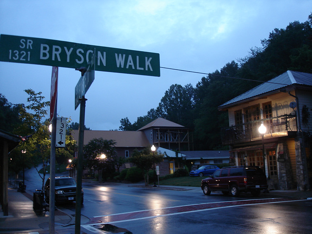 Bryson Walk sign - 13 juillet 2010