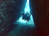 The dive through a tunnel