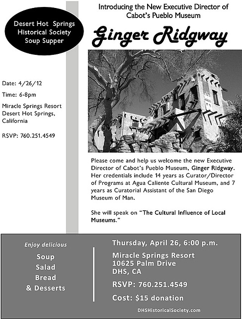 DHS Historical Society Soup Supper April 2012