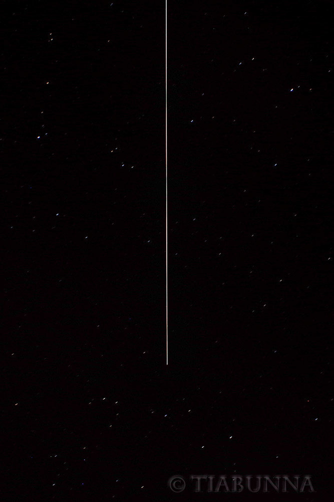There goes the ISS