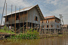 Housing in Jay Paw Khone village