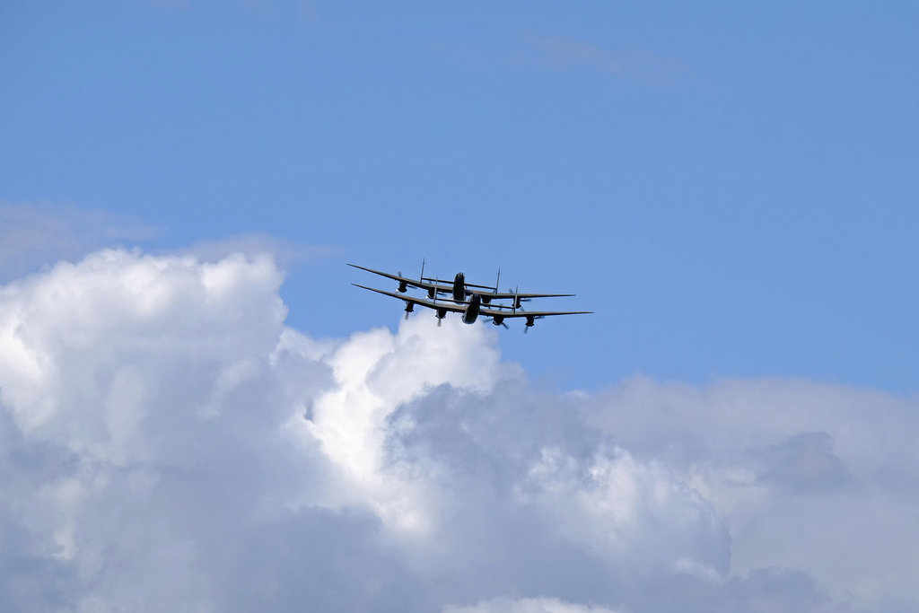Wings and Wheels Dunsfold August 2014 X-T1 Lancasters 5