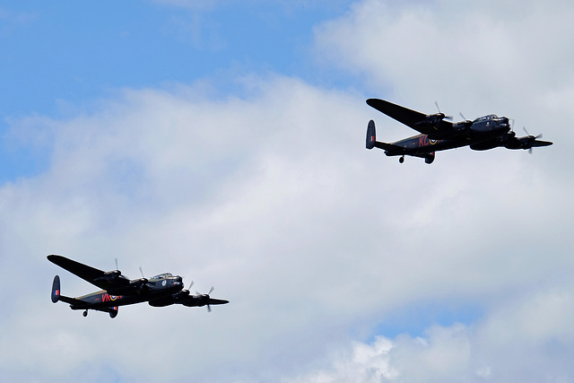 Wings and Wheels Dunsfold August 2014 X-T1 Lancasters 6
