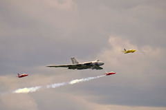 Wings and Wheels Dunsfold August 2014 X-T1 Vulcan Gnats 1