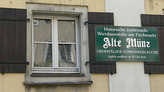 Fenster der "Alten Münze" Regensburg