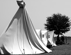 Tents at encampment