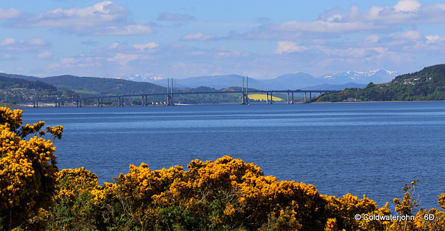 The Kessock Bridge at Inverness on a June morning