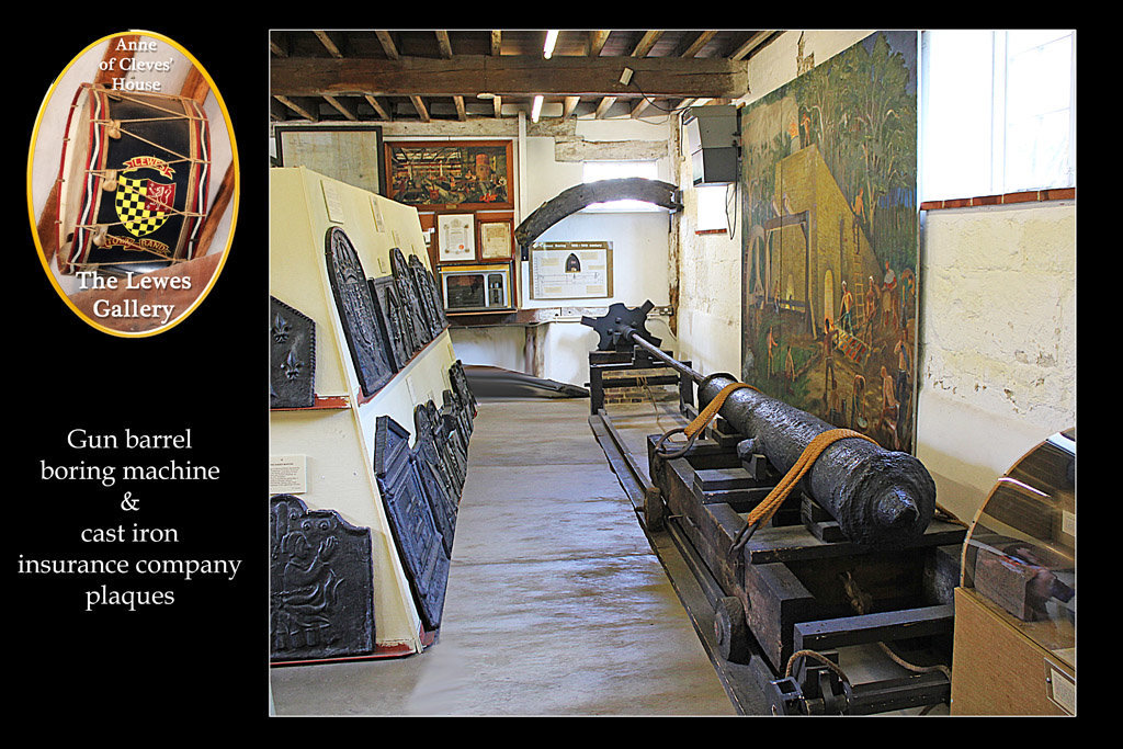 Gun barrel borer - Lewes Gallery - Anne of Cleves House - Lewes - 23.7. 2014