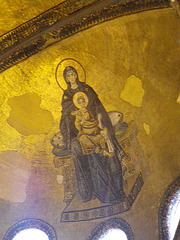 Sainte-Sophie : La Vierge à l'enfant.