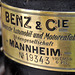 Holiday 2009 – Plate on a Benz stationary engine