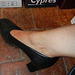 Madame Christine en talons hauts / Lady Christine's high heels close-up