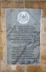 26th Cameronian Regimental Memorial, Douglas Castle Estate, Lanarkshire