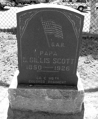 Civil War Veteran - Colored Regiment - Evergreen Cemetery (0748)