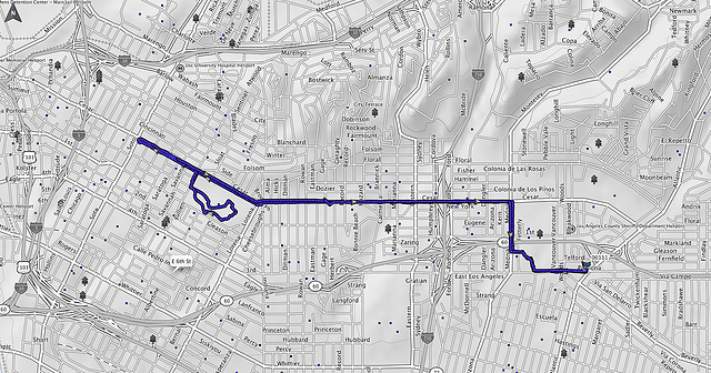 Ciclavia October 2014 Eastern Map 2