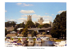 Ely Cathedral from the railway