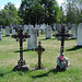 Triplet de croix funéraires / Funeral crosses - 30 mai 2010.