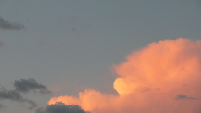Morgenrot-Wolke
