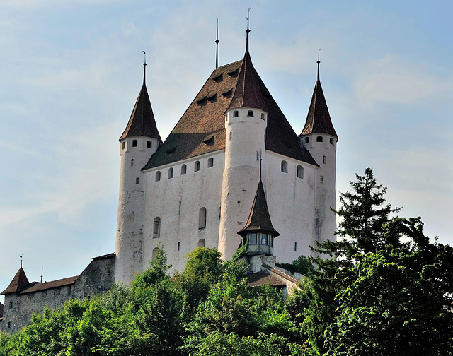 Le château de Thoune (Oberland bernois)...