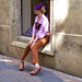 Jeune Française en talons hauts / Young French Lady in high heels - 10 juillet 2012 - Photo originale