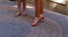 Jeune Française en talons hauts / Young French Lady in high heels - 10 juillet 2012 - Recadrage