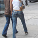 Newyorkaise hyper sexy en jeans et talons aiguilles   Appealing Lady in jeans and stilettos in New York- July 2007 - Recadrage