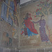 La freskoj, kiuj ornamas la murojn, estis faritaj en 1960