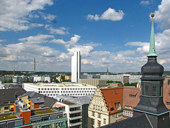 Blick vom Chemnitzer Rathausturm