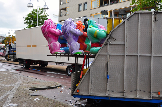 Lions are leaving Leiden