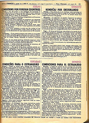 Manufrance 1957, vendkondiĉoj en la tarif-albumo