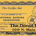 National Dunking Association Membership Card