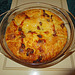 Bread and butter pudding made with brioche instead of bread.