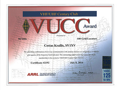 ARRL VUCC-50 MHz