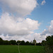 Flamstead church from the footpath
