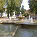 Pécs: parko kun fontano