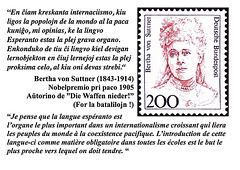 (EO/FR) —  Bertha von Suttner, Aŭstrio/Autriche