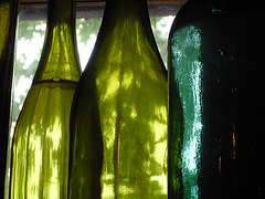 Botellas verdes
