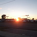 Seaway Auto Repair sunset  / Coucher de soleil sur voitures stationnées - July 8th 2012.