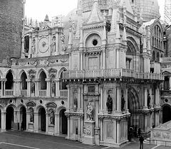Doge's Palace (Lubitel in Venice BW-9)