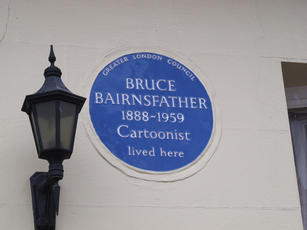 Bruce Bairnsfather blue plaque