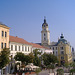 Pécs: la ĉefa placo - desupra flanka rigardo