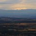 Mont Blanc vu du Mont Thou dans les Monts d'Or (nord est de Lyon) 1