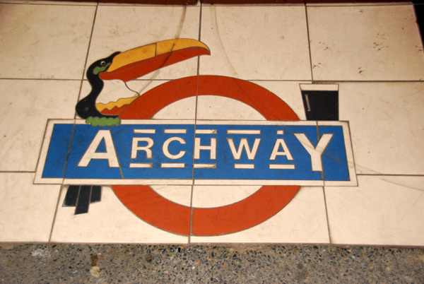 Archway Tavern tiles