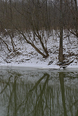 Hocking River in winter