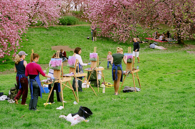 Painting in Central Park